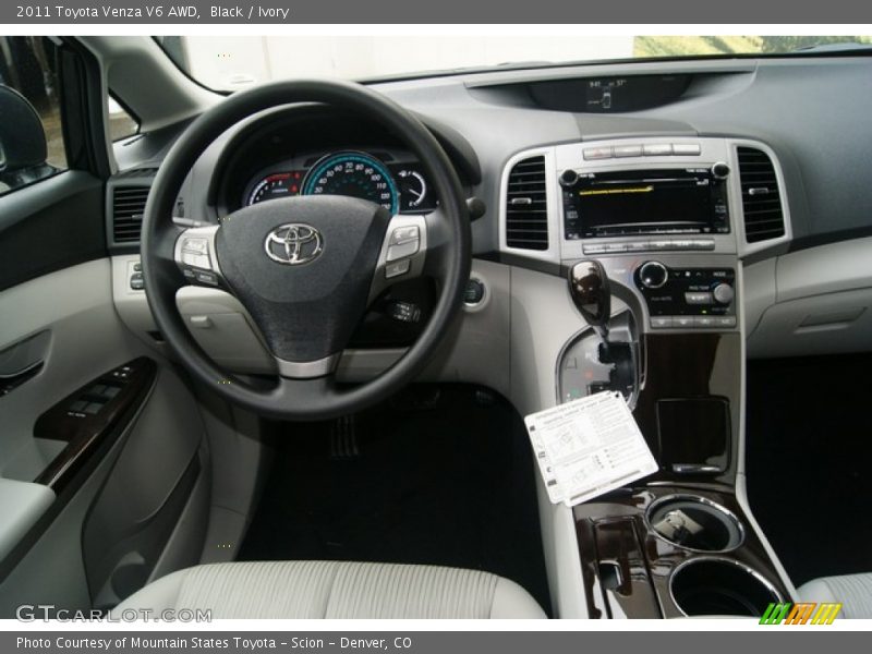 Black / Ivory 2011 Toyota Venza V6 AWD