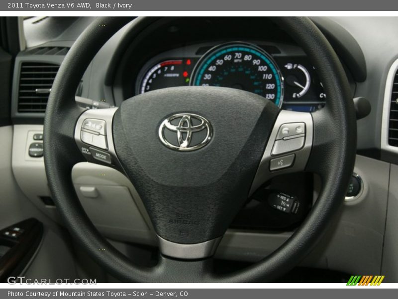 Black / Ivory 2011 Toyota Venza V6 AWD