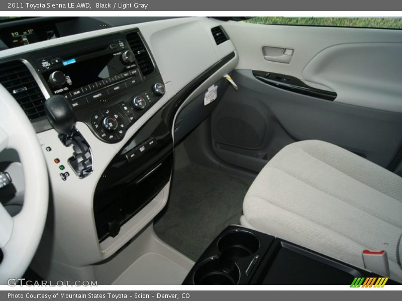 Black / Light Gray 2011 Toyota Sienna LE AWD