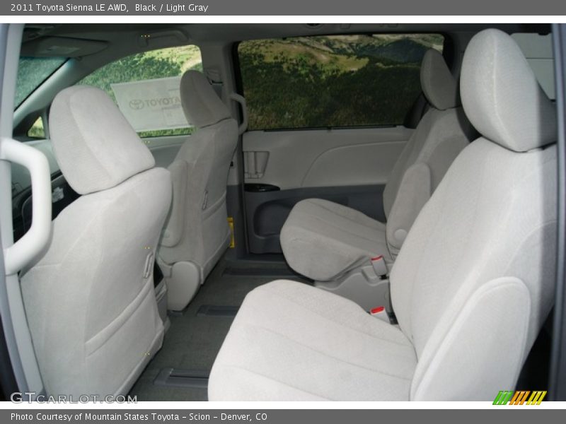 Black / Light Gray 2011 Toyota Sienna LE AWD