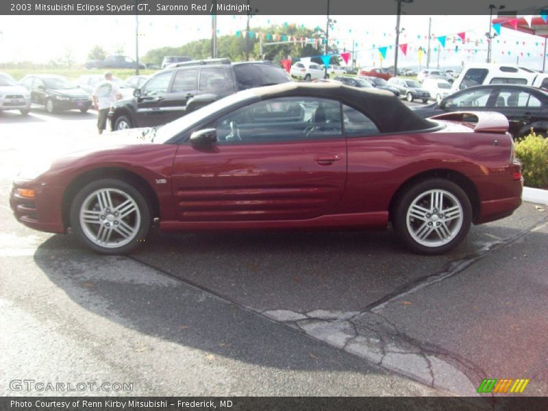 Saronno Red / Midnight 2003 Mitsubishi Eclipse Spyder GT