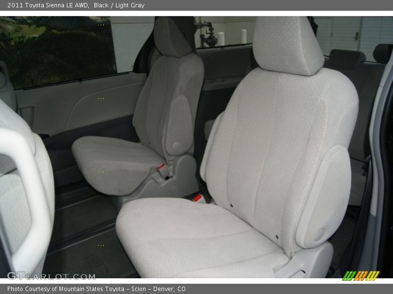 Black / Light Gray 2011 Toyota Sienna LE AWD