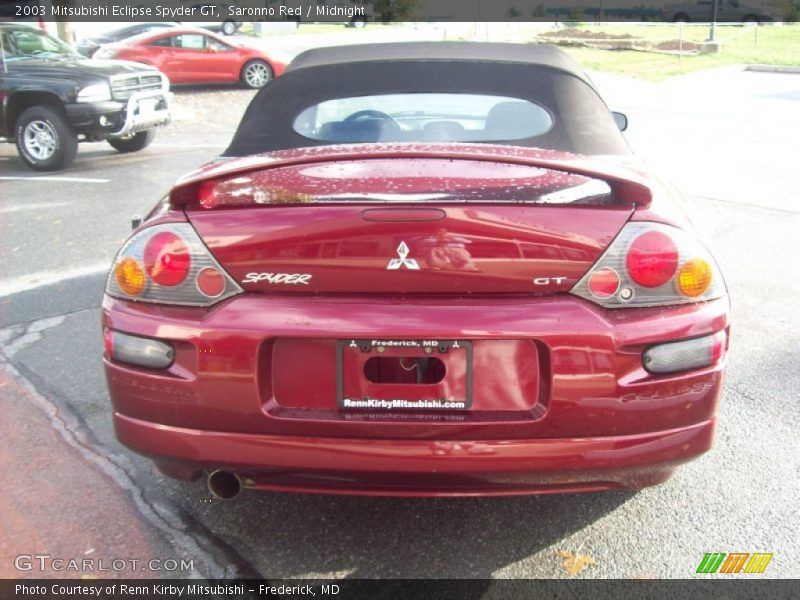 Saronno Red / Midnight 2003 Mitsubishi Eclipse Spyder GT
