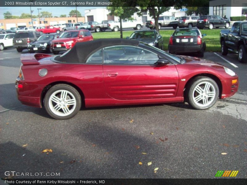  2003 Eclipse Spyder GT Saronno Red