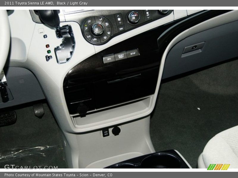 Black / Light Gray 2011 Toyota Sienna LE AWD