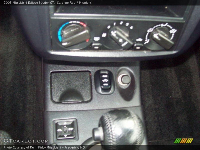 Saronno Red / Midnight 2003 Mitsubishi Eclipse Spyder GT