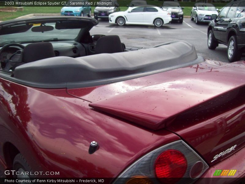 Saronno Red / Midnight 2003 Mitsubishi Eclipse Spyder GT