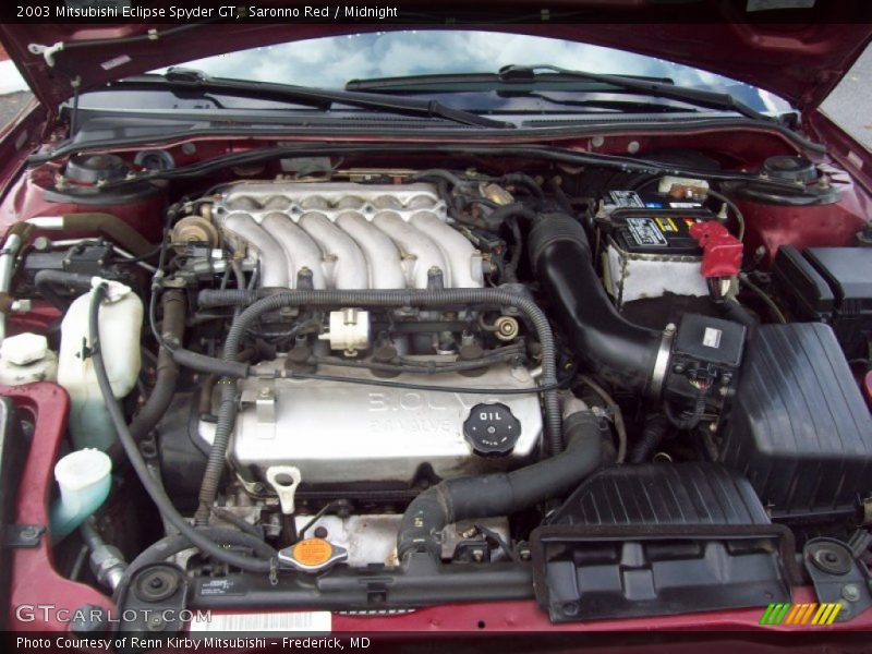  2003 Eclipse Spyder GT Engine - 3.0 Liter SOHC 24-Valve V6