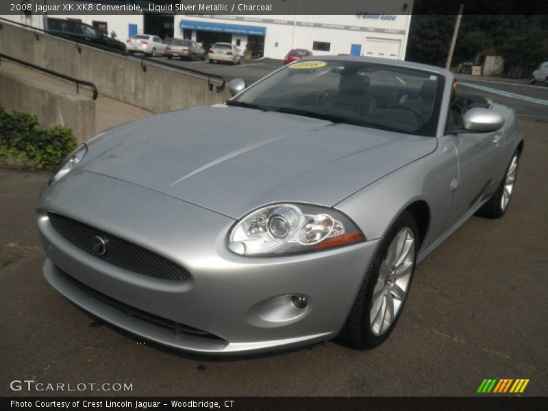 Front 3/4 View of 2008 XK XK8 Convertible