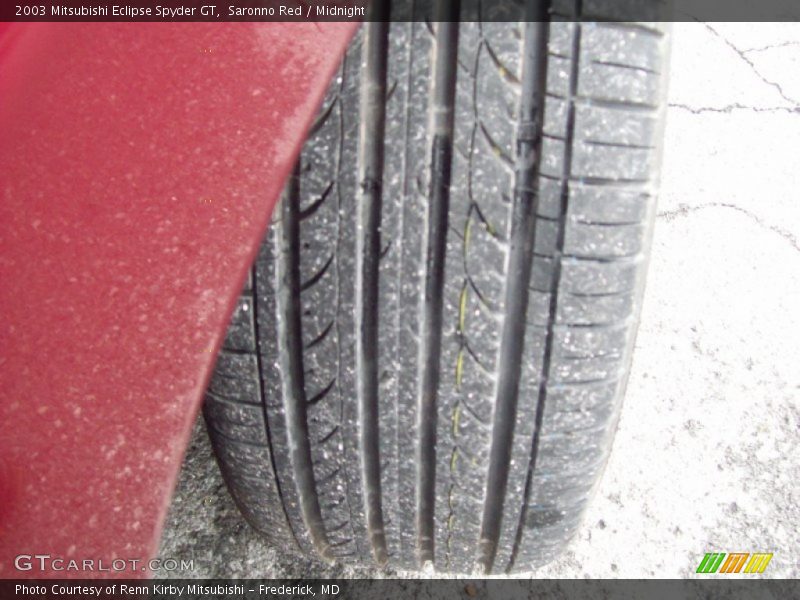 Saronno Red / Midnight 2003 Mitsubishi Eclipse Spyder GT