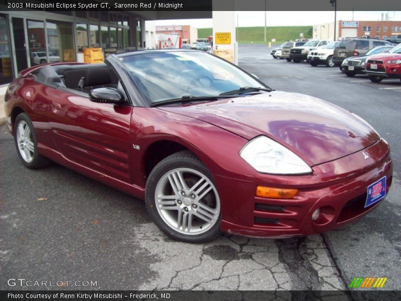Saronno Red / Midnight 2003 Mitsubishi Eclipse Spyder GT