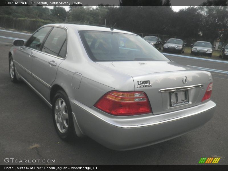 Satin Silver / Ebony 2002 Acura RL 3.5 Sedan