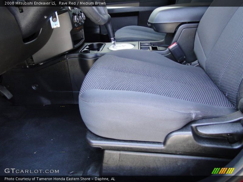 Rave Red / Medium Brown 2008 Mitsubishi Endeavor LS