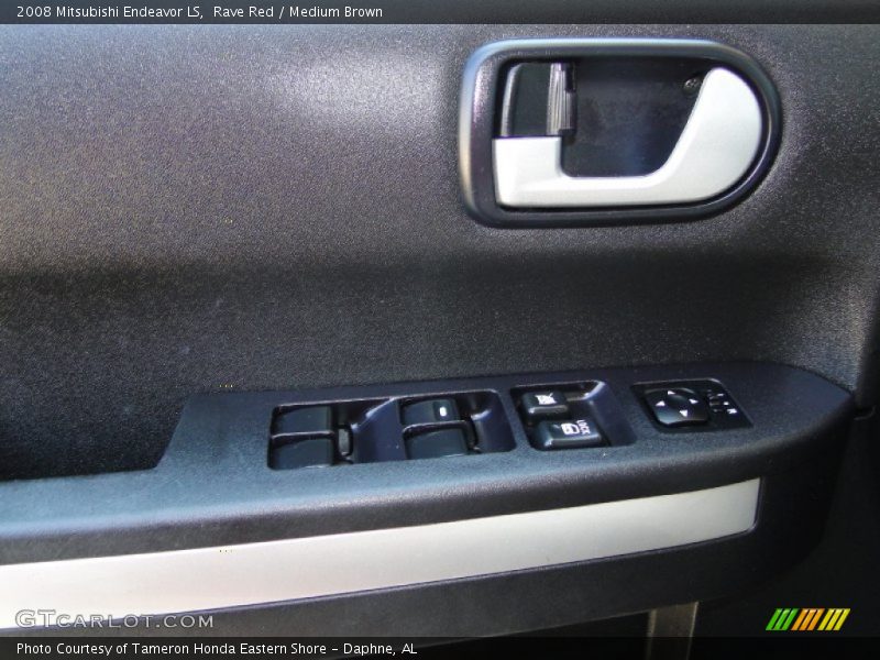 Rave Red / Medium Brown 2008 Mitsubishi Endeavor LS