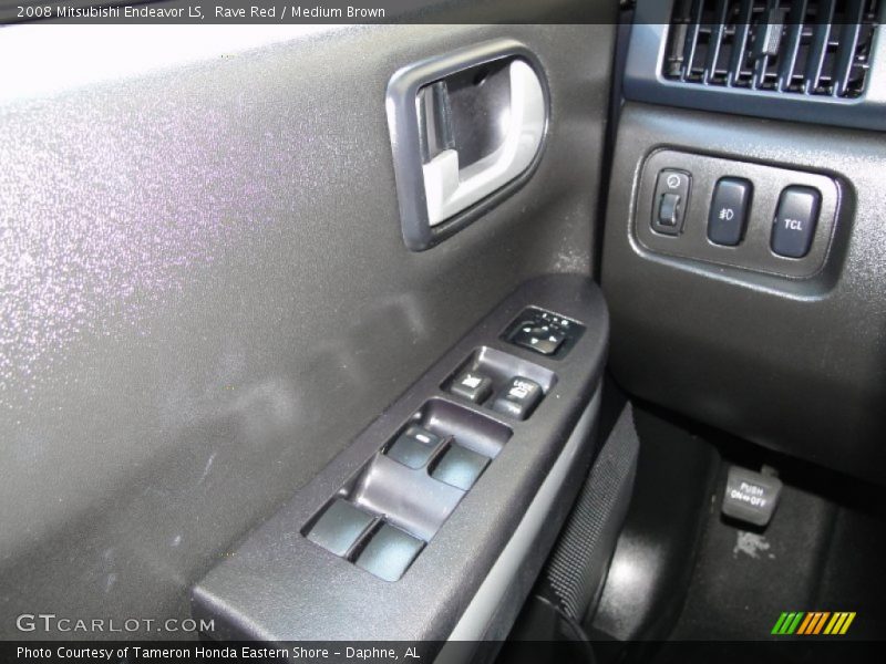 Rave Red / Medium Brown 2008 Mitsubishi Endeavor LS