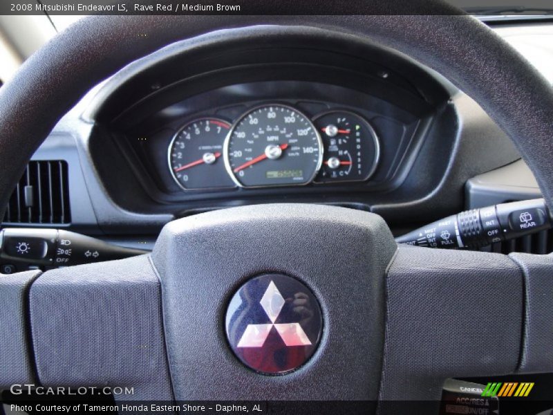 Rave Red / Medium Brown 2008 Mitsubishi Endeavor LS