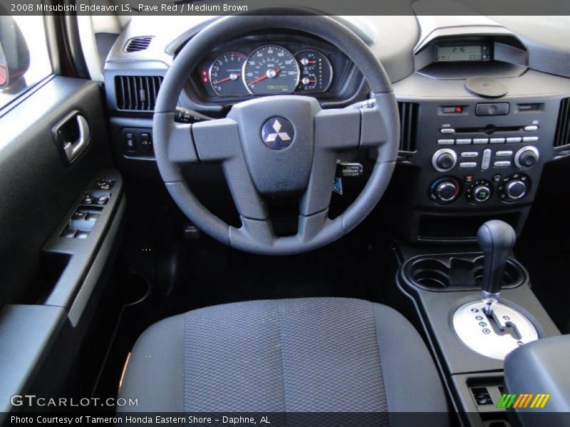 Rave Red / Medium Brown 2008 Mitsubishi Endeavor LS
