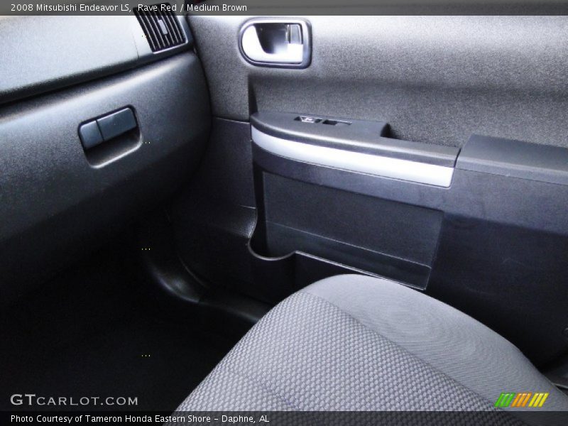 Rave Red / Medium Brown 2008 Mitsubishi Endeavor LS