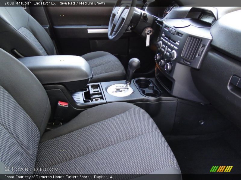 Rave Red / Medium Brown 2008 Mitsubishi Endeavor LS