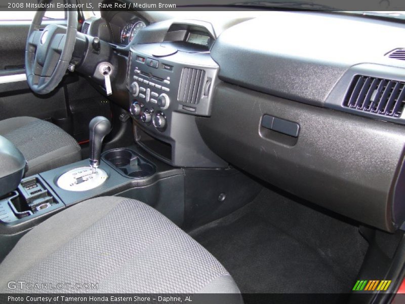 Rave Red / Medium Brown 2008 Mitsubishi Endeavor LS