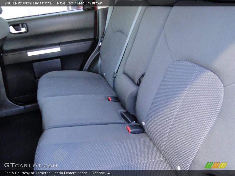 Rave Red / Medium Brown 2008 Mitsubishi Endeavor LS