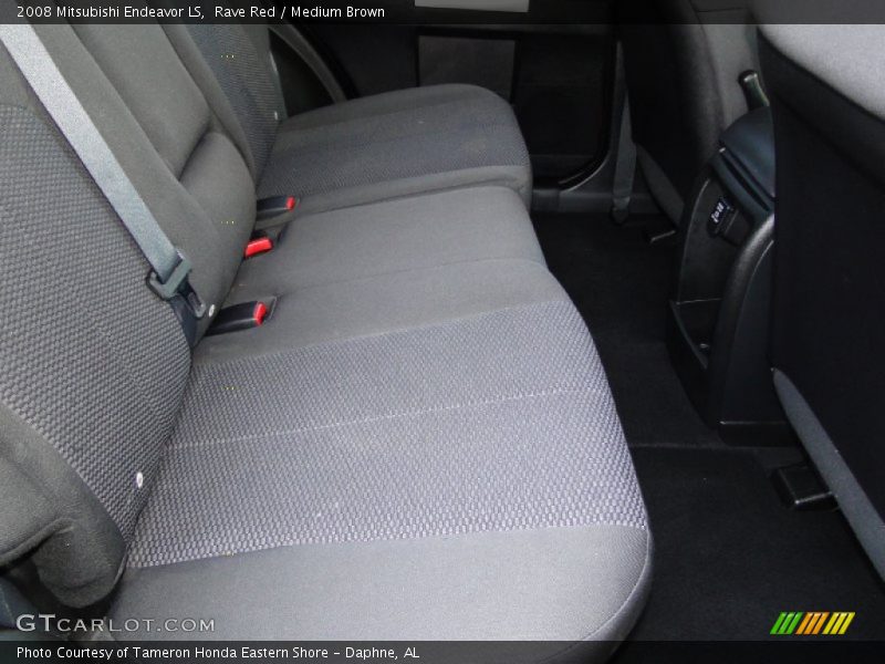 Rave Red / Medium Brown 2008 Mitsubishi Endeavor LS