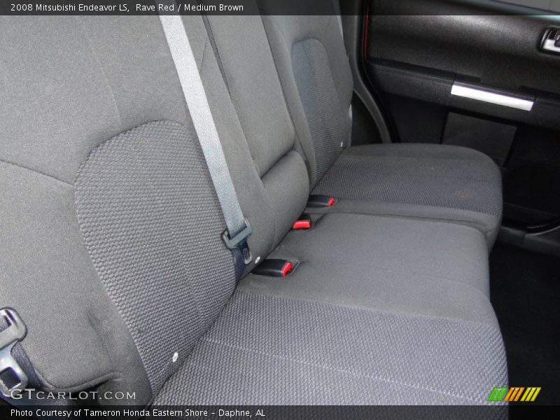 Rave Red / Medium Brown 2008 Mitsubishi Endeavor LS