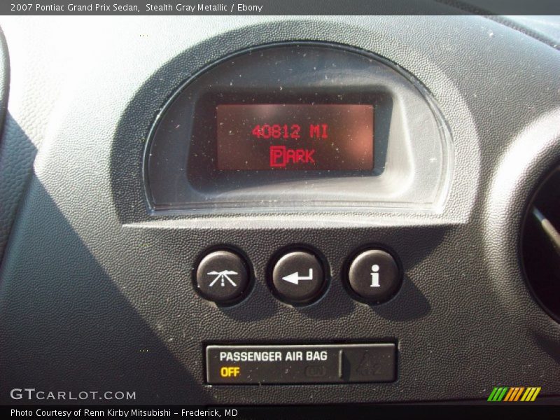 Stealth Gray Metallic / Ebony 2007 Pontiac Grand Prix Sedan