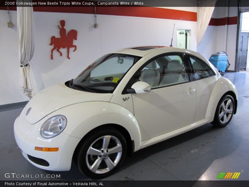 Campanella White / White 2008 Volkswagen New Beetle Triple White Coupe