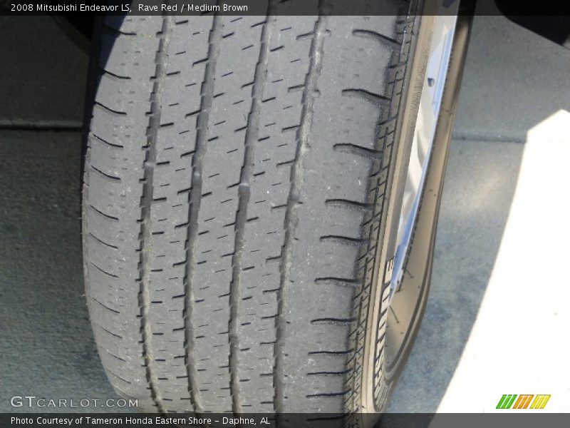 Rave Red / Medium Brown 2008 Mitsubishi Endeavor LS
