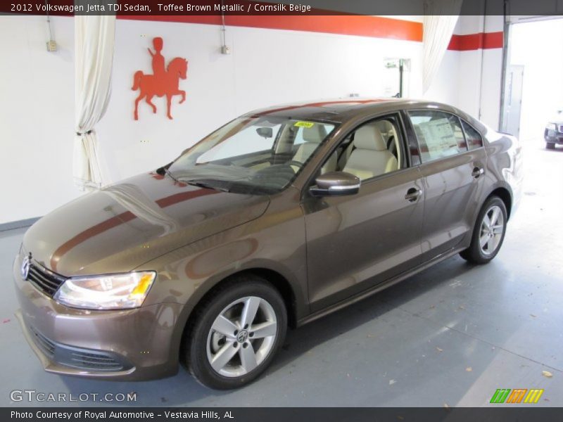 Toffee Brown Metallic / Cornsilk Beige 2012 Volkswagen Jetta TDI Sedan