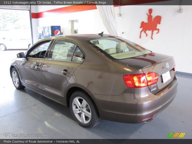 Toffee Brown Metallic / Cornsilk Beige 2012 Volkswagen Jetta TDI Sedan