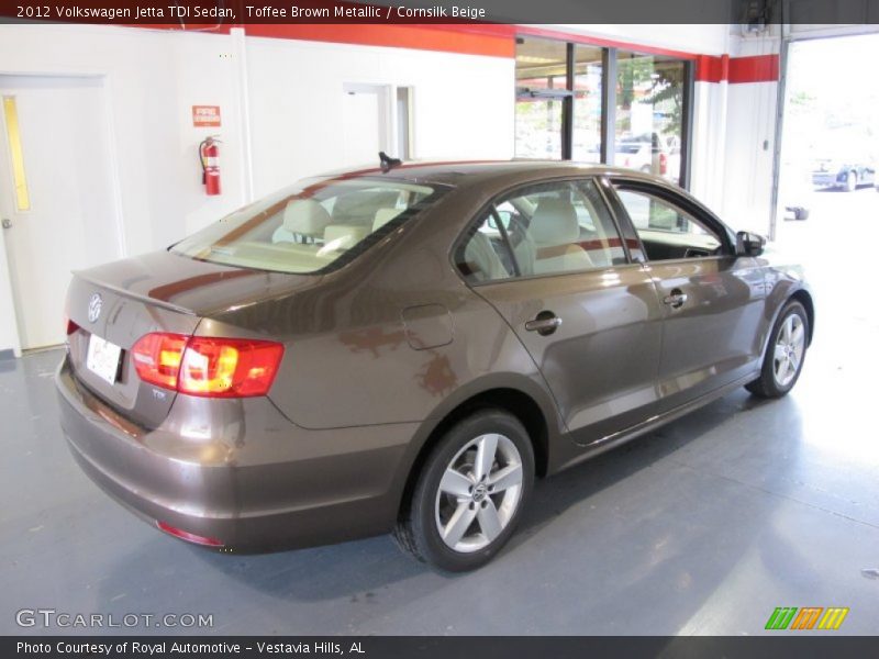 Toffee Brown Metallic / Cornsilk Beige 2012 Volkswagen Jetta TDI Sedan