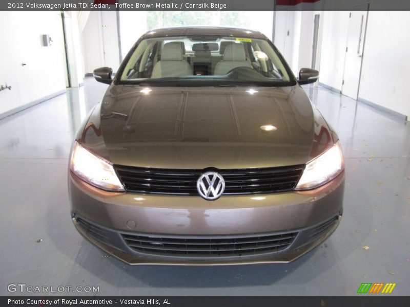 Toffee Brown Metallic / Cornsilk Beige 2012 Volkswagen Jetta TDI Sedan