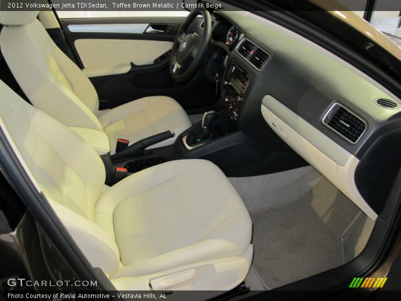 Toffee Brown Metallic / Cornsilk Beige 2012 Volkswagen Jetta TDI Sedan