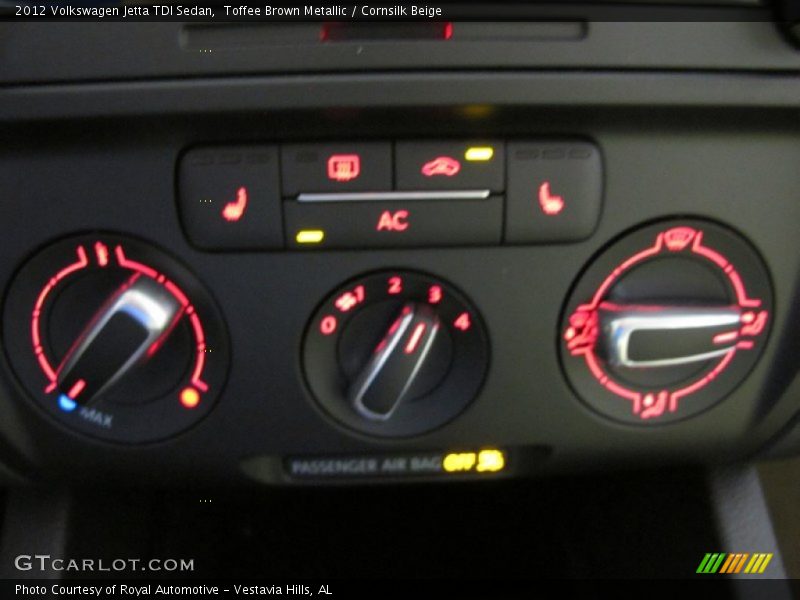 Toffee Brown Metallic / Cornsilk Beige 2012 Volkswagen Jetta TDI Sedan