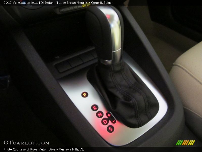 Toffee Brown Metallic / Cornsilk Beige 2012 Volkswagen Jetta TDI Sedan