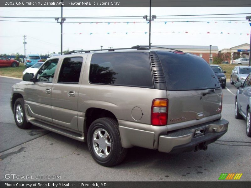 Pewter Metallic / Stone Gray 2003 GMC Yukon XL Denali AWD