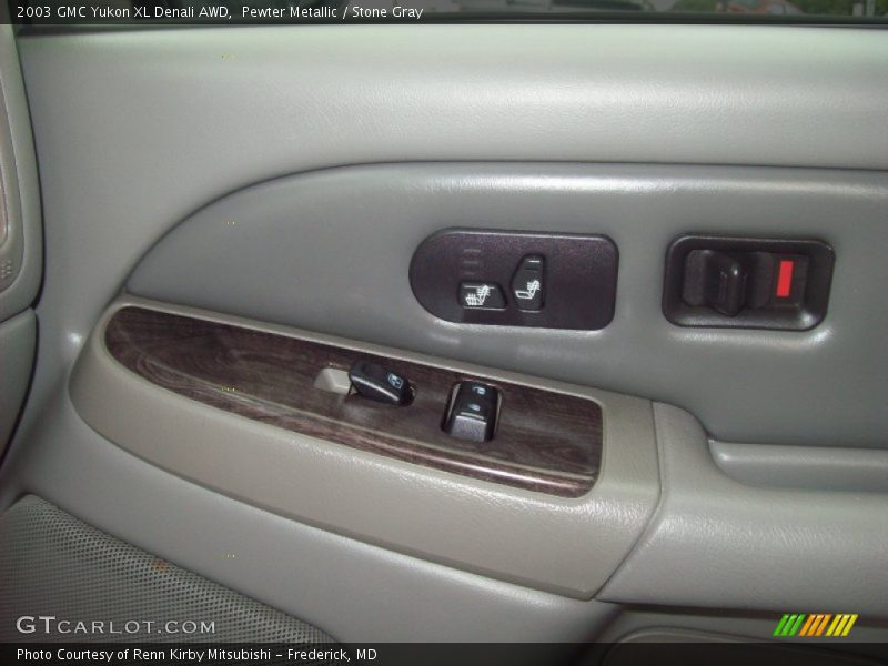 Pewter Metallic / Stone Gray 2003 GMC Yukon XL Denali AWD