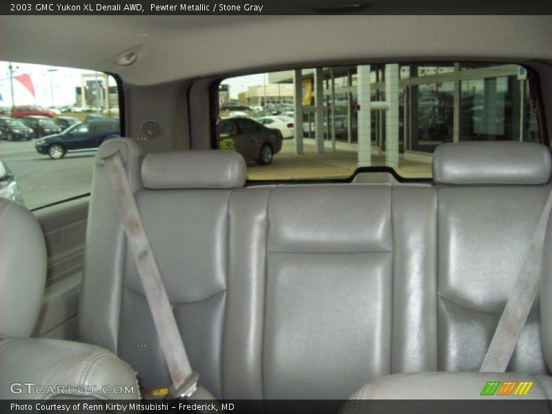 Pewter Metallic / Stone Gray 2003 GMC Yukon XL Denali AWD