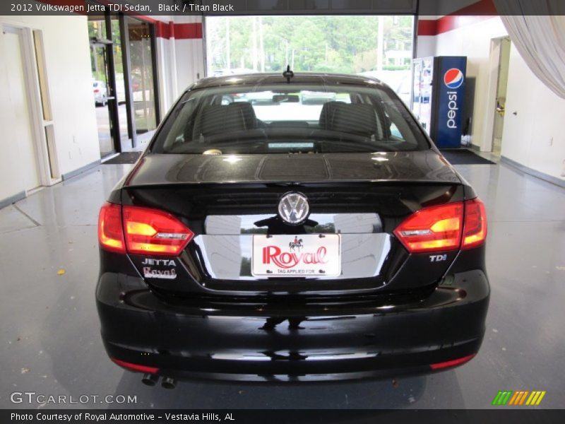 Black / Titan Black 2012 Volkswagen Jetta TDI Sedan