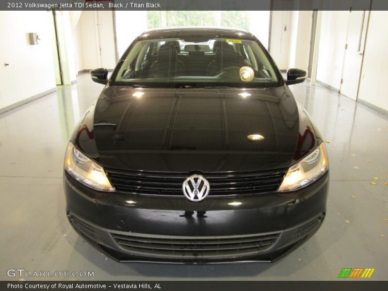 Black / Titan Black 2012 Volkswagen Jetta TDI Sedan