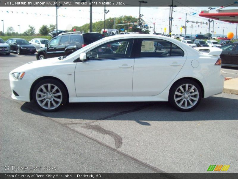  2011 Lancer RALLIART AWD Wicked White Metallic