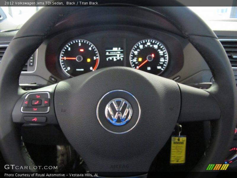 Black / Titan Black 2012 Volkswagen Jetta TDI Sedan