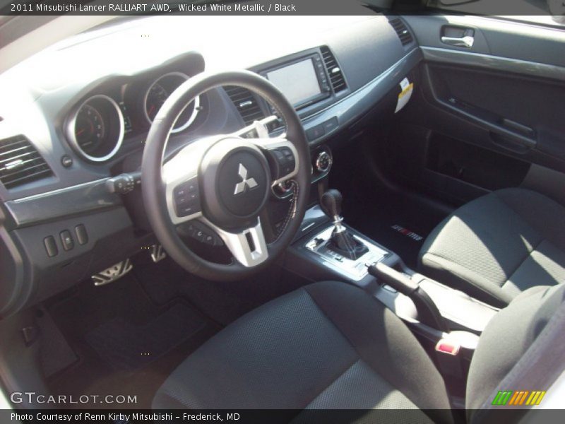 Black Interior - 2011 Lancer RALLIART AWD 