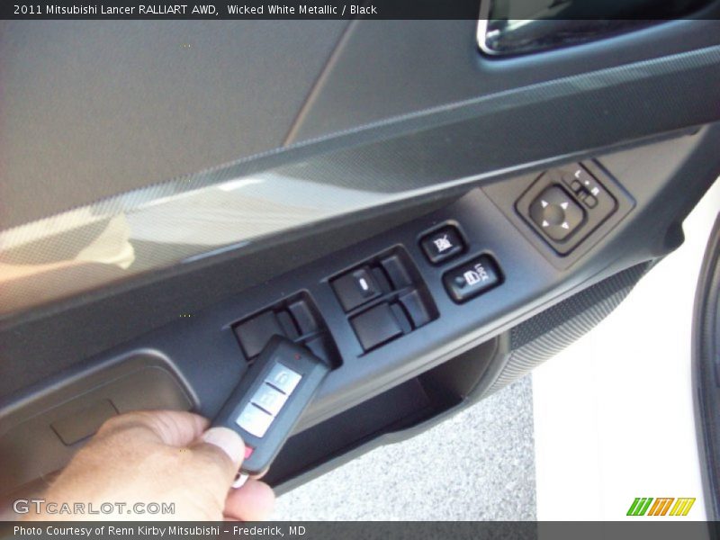 Controls of 2011 Lancer RALLIART AWD