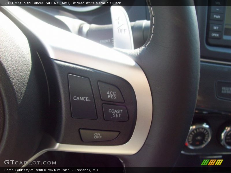 Controls of 2011 Lancer RALLIART AWD