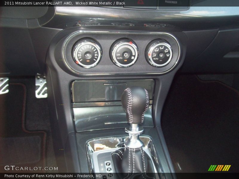 Controls of 2011 Lancer RALLIART AWD