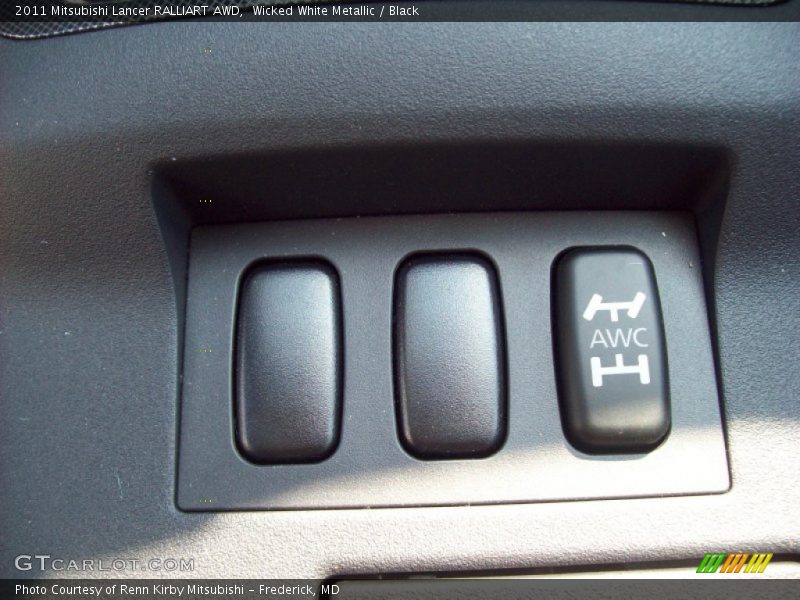 Controls of 2011 Lancer RALLIART AWD