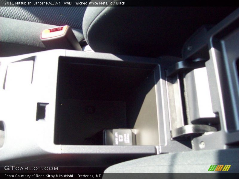 Wicked White Metallic / Black 2011 Mitsubishi Lancer RALLIART AWD